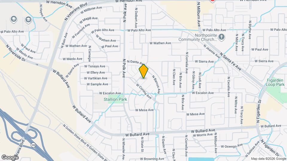 6339 N Delbert Ave Mapa y Detalles de la Ubicación