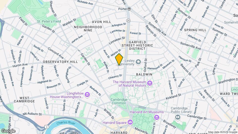 19 Rutland St, Unit #A Map and Location Details