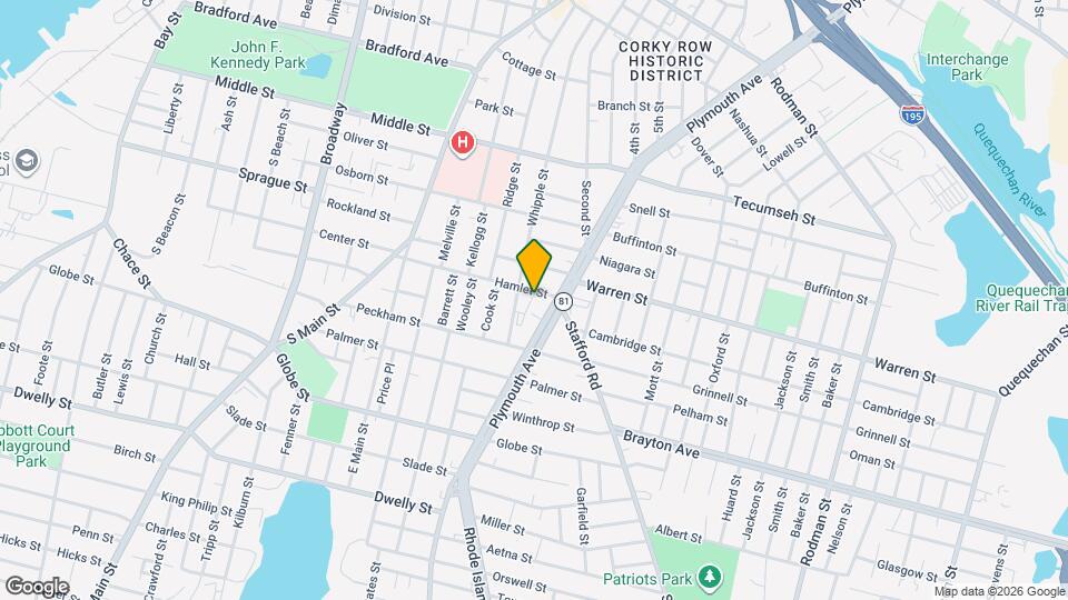 281 Hamlet St Mapa y Detalles de la Ubicación
