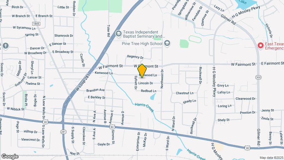 807 Lincoln Dr Map and Location Details