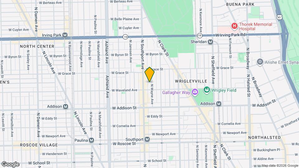 3716 N Wayne Ave Mapa y Detalles de la Ubicación