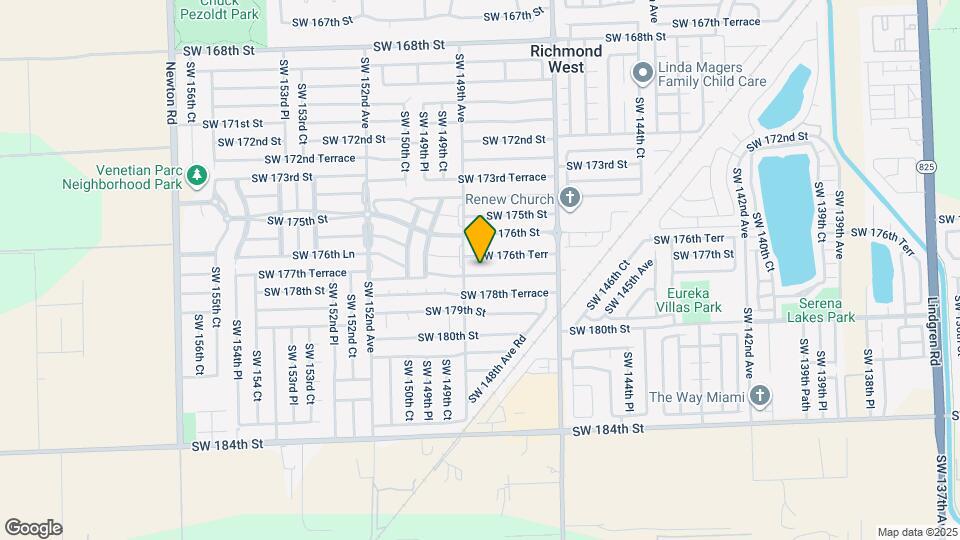 14859 SW 177th Terrace Mapa y Detalles de la Ubicación