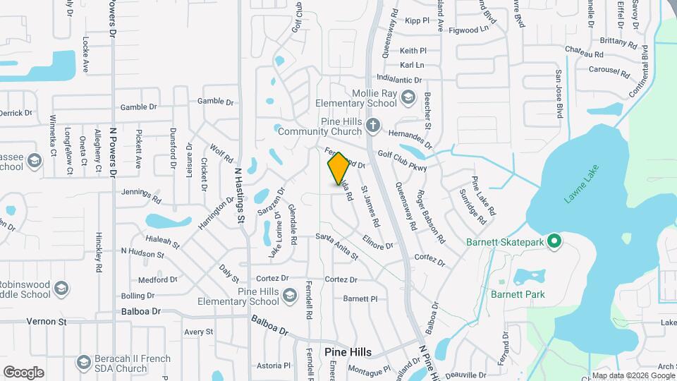 5103 Cochita Dr Map and Location Details