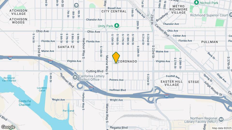 423 S 16th St Map and Location Details