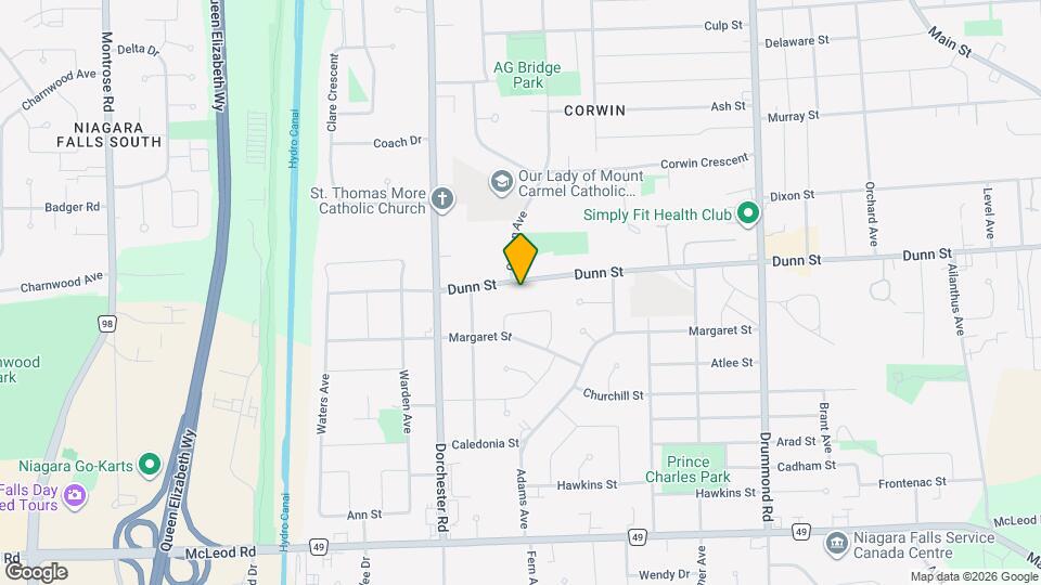 6722 Dunn St Map and Location Details
