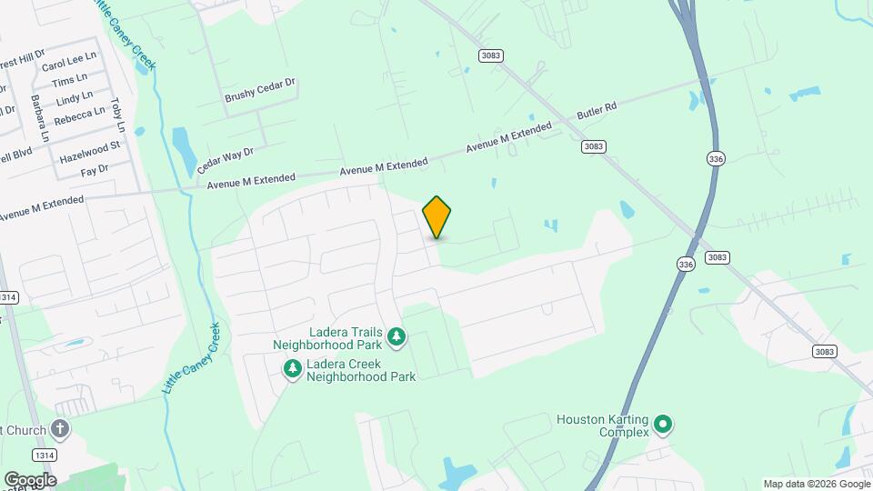 3023 Twisted Myrtle Dr Map and Location Details