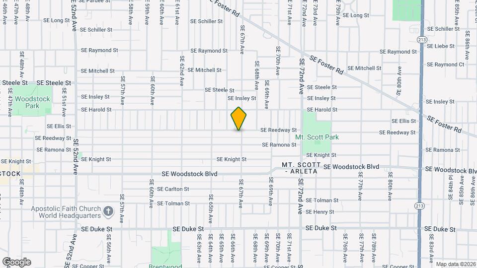 5711 SE 67th Ave Map and Location Details