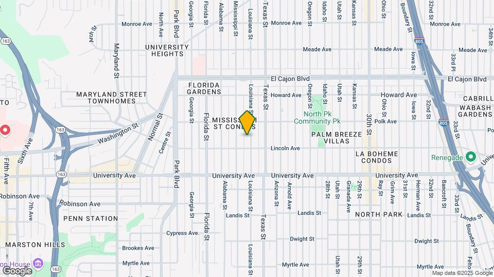 4036 Louisiana St Map and Location Details