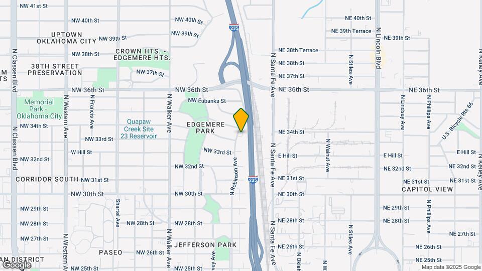 3508 N Robinson Ave Map and Location Details