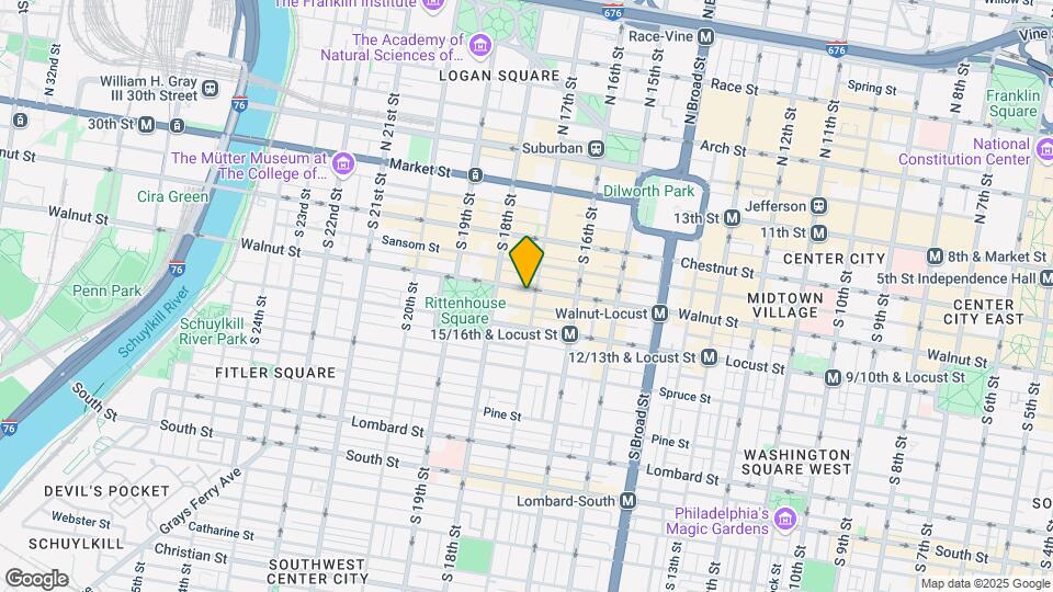 1704 Walnut St Map and Location Details