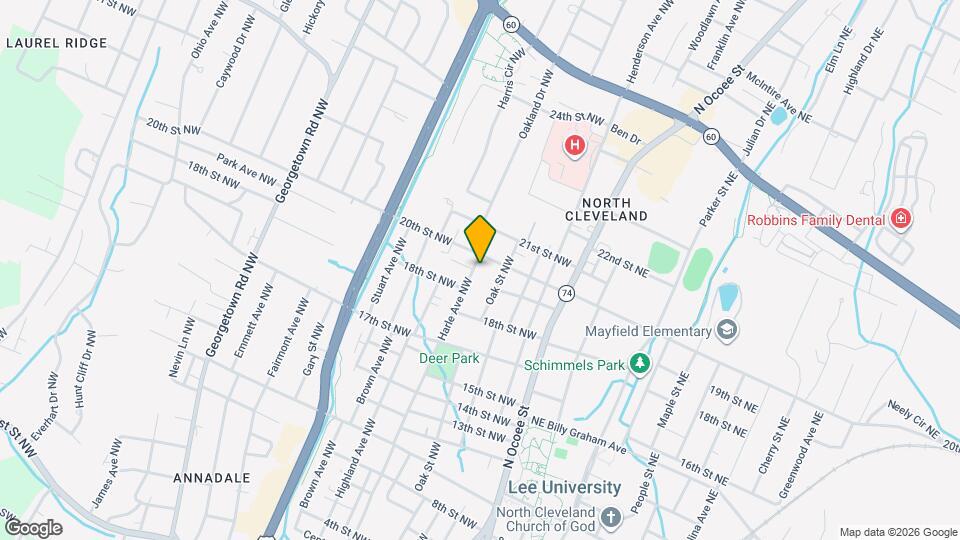 1940 Harle Ave NW Map and Location Details