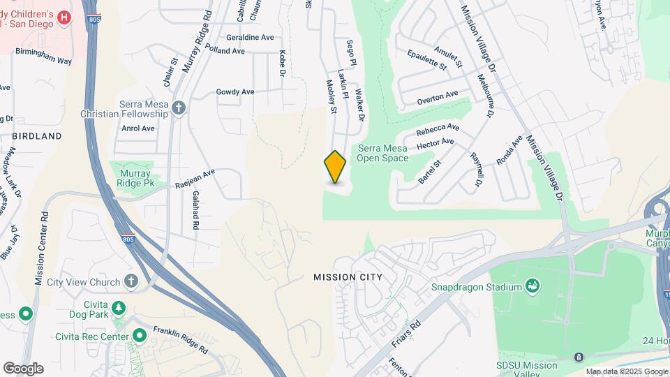 2534 Mobley St Map and Location Details