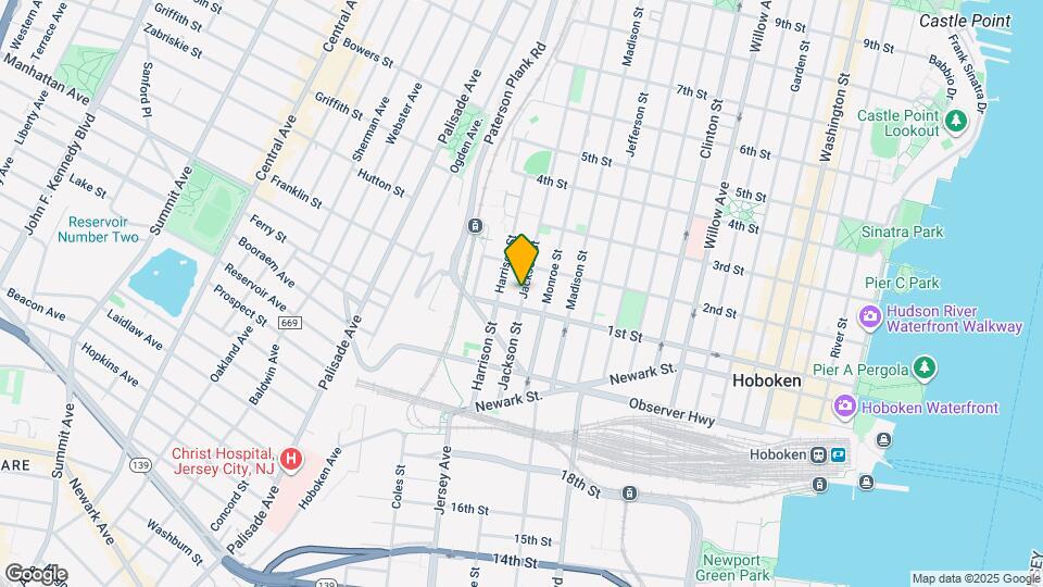 128 JACKSON St Map and Location Details