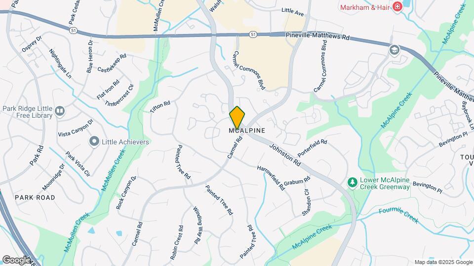 10923 Harrowfield Rd Map and Location Details