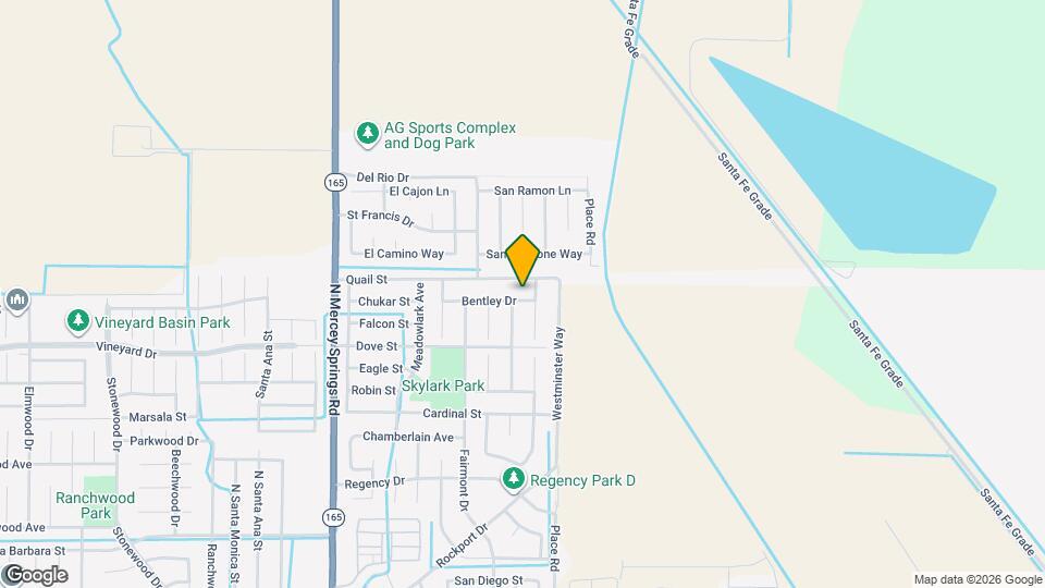 1480 Bentley Dr Map and Location Details