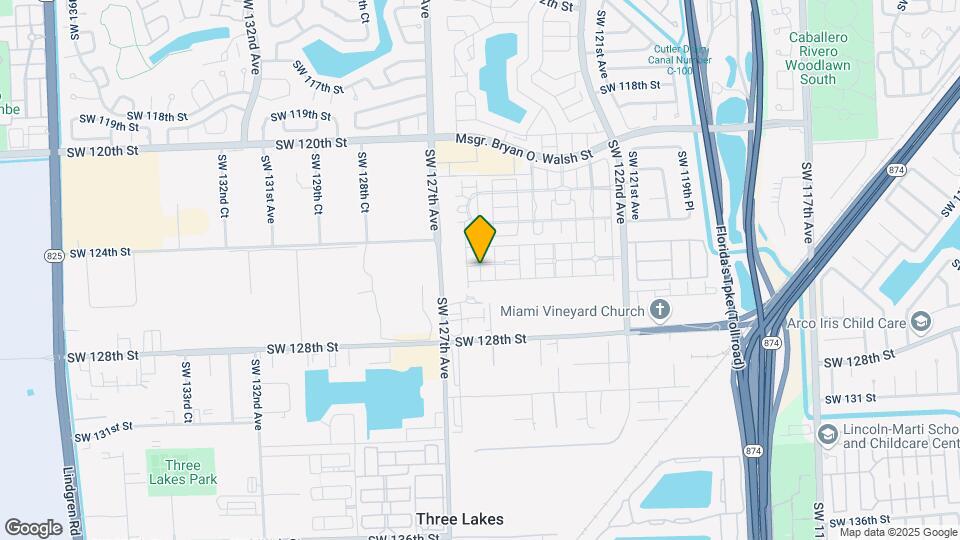 12533 SW 125th Ct Map and Location Details