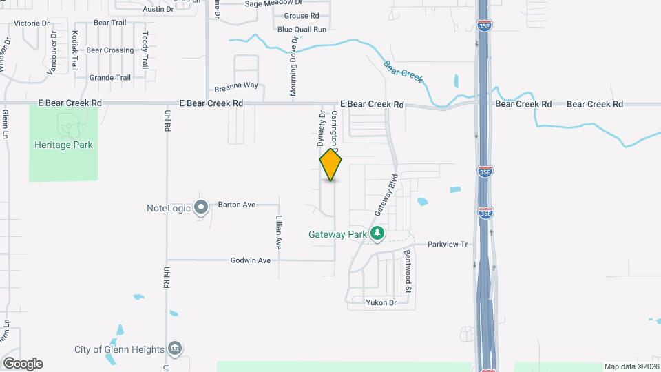 1905 Carrington Dr Map and Location Details
