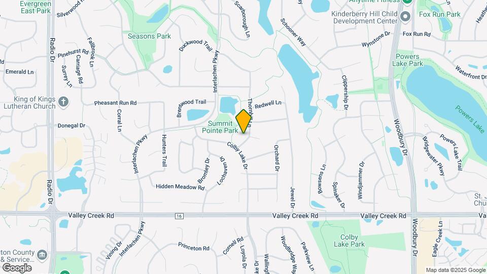 1680 Thornhill Ln Map and Location Details