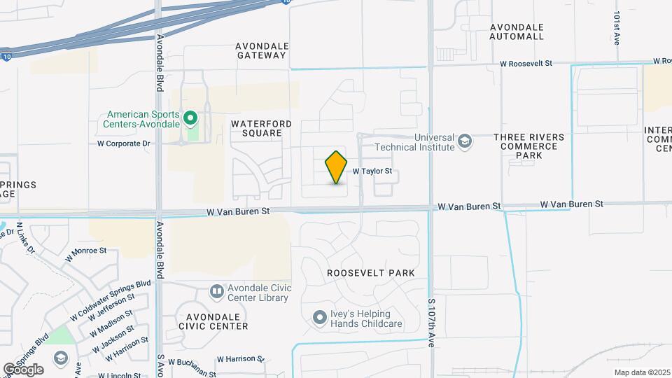 10965 W Polk St Map and Location Details