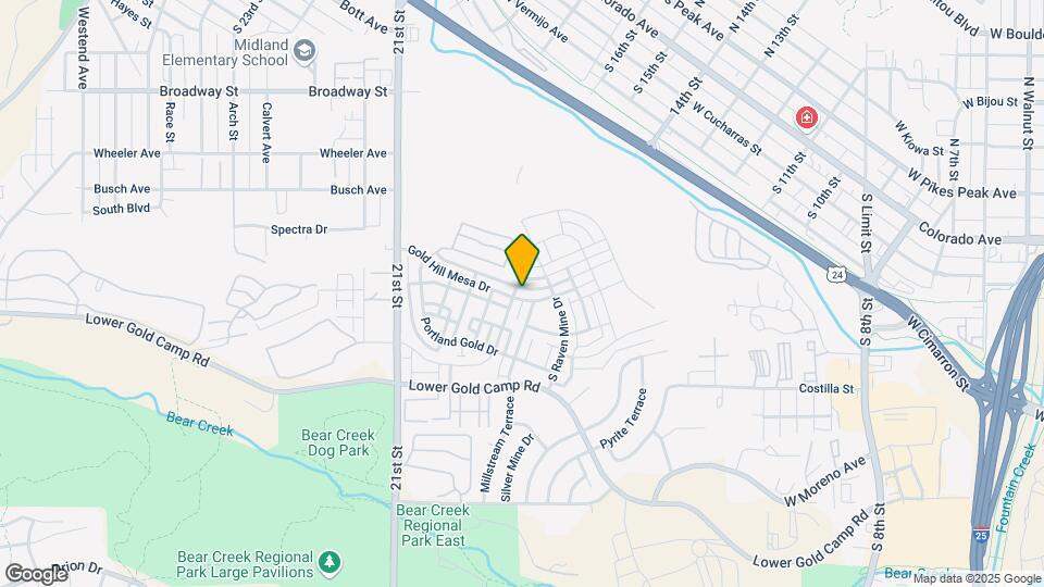 1480 Gold Hill Mesa Dr Map and Location Details