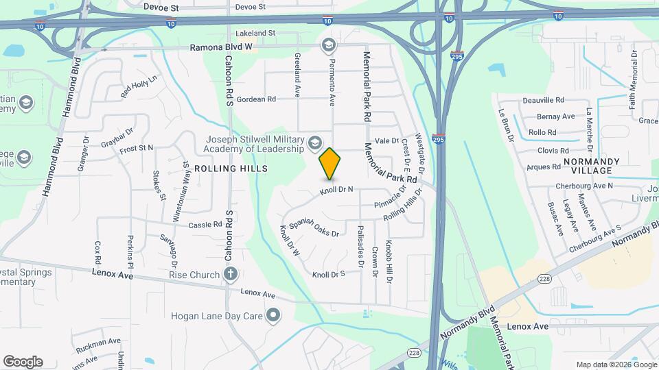 7807 Knoll Dr N Map and Location Details