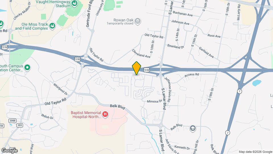 905 Park Lane Map and Location Details