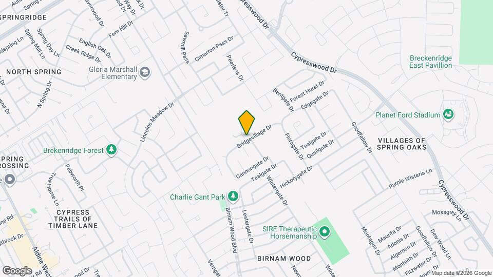 4515 Bridgevillage Dr Mapa y Detalles de la Ubicación