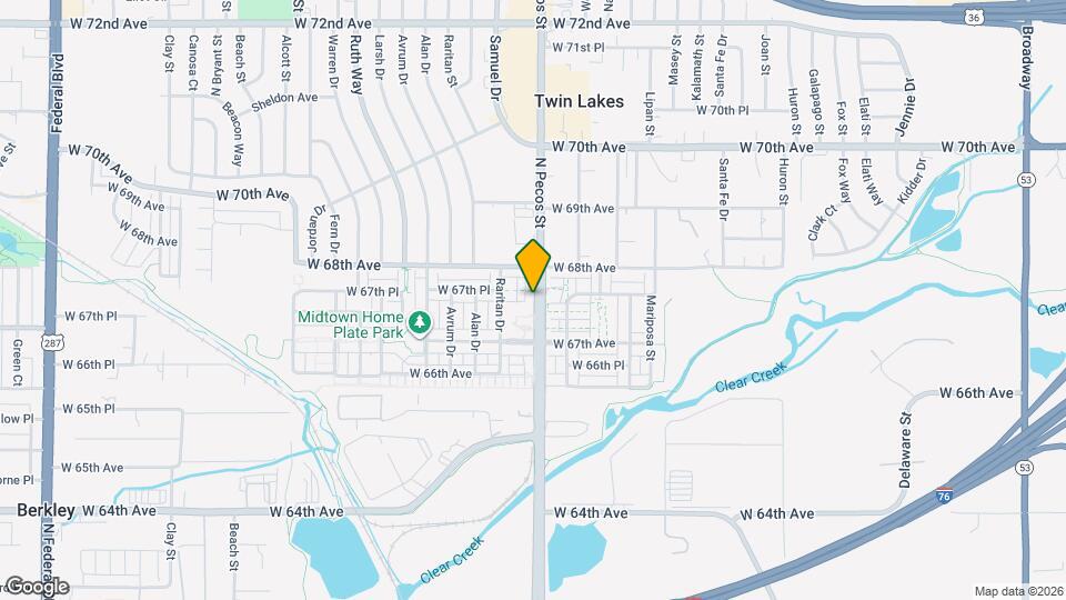 1630 West 67th Cir Map and Location Details