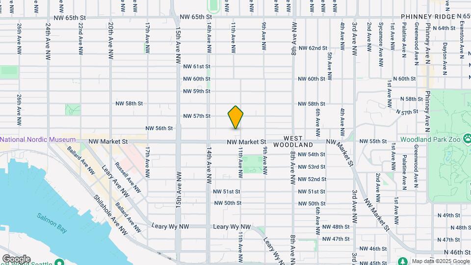 1107 NW 56th St Map and Location Details