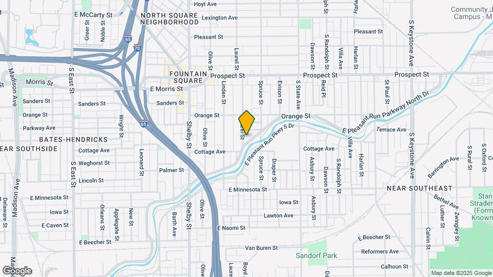 1421 Laurel St Map and Location Details