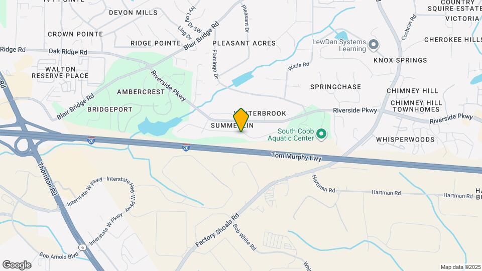 1173 Summerstone Trace Map and Location Details