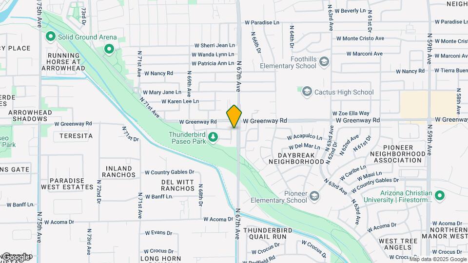 15263 N 67th Dr Map and Location Details