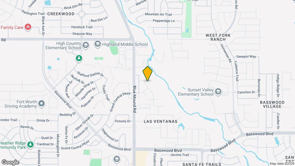 7512 Howling Coyote Ln Map and Location Details