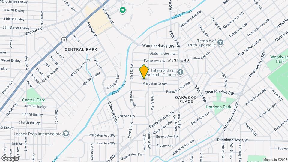 1908 Princeton Ct SW Map and Location Details