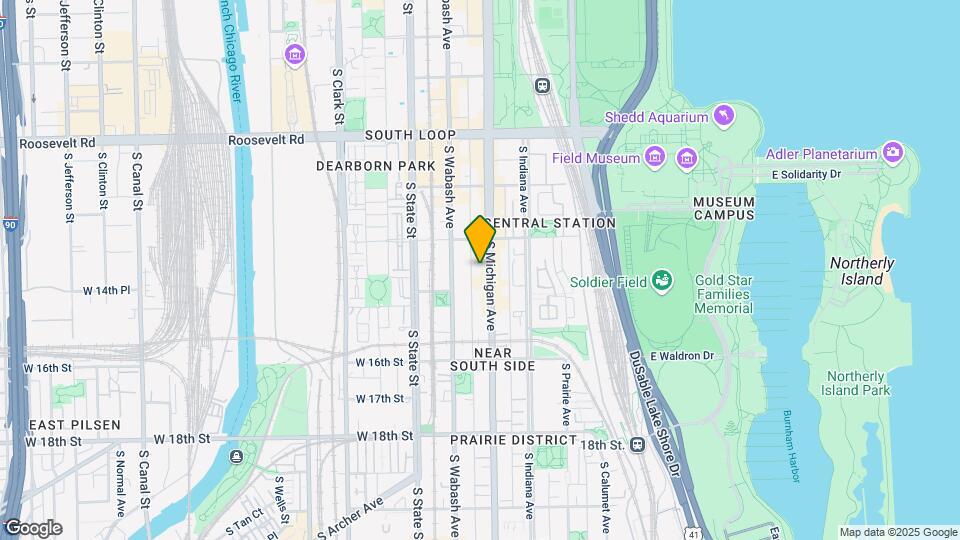 1430 S Michigan Ave, Unit 301 Map and Location Details