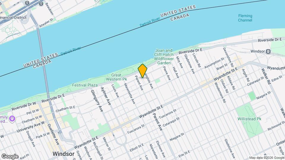 947 Chatham St E Map and Location Details