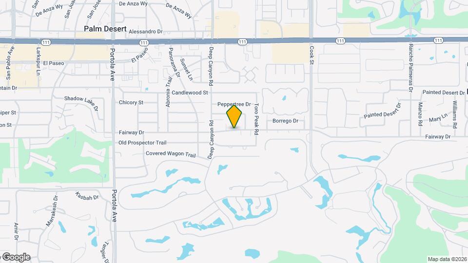 74619 Fairway Dr Map and Location Details