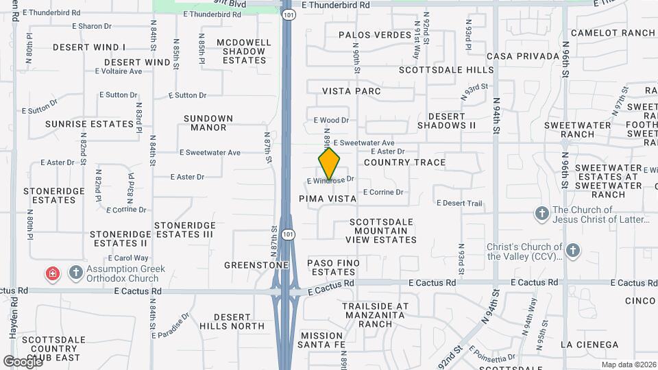 12790 N 89th St Map and Location Details