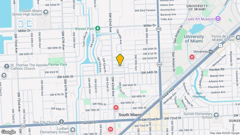6053 SW 63rd St Map and Location Details