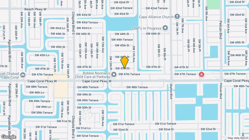 1124 SW 47th St Map and Location Details