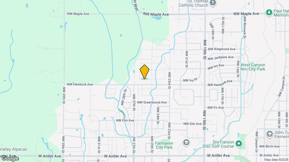 2558 NW Hemlock Wy Map and Location Details