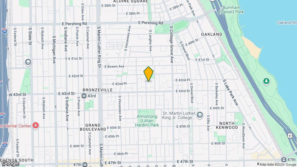 4231 S Champlain Ave Mapa y Detalles de la Ubicación