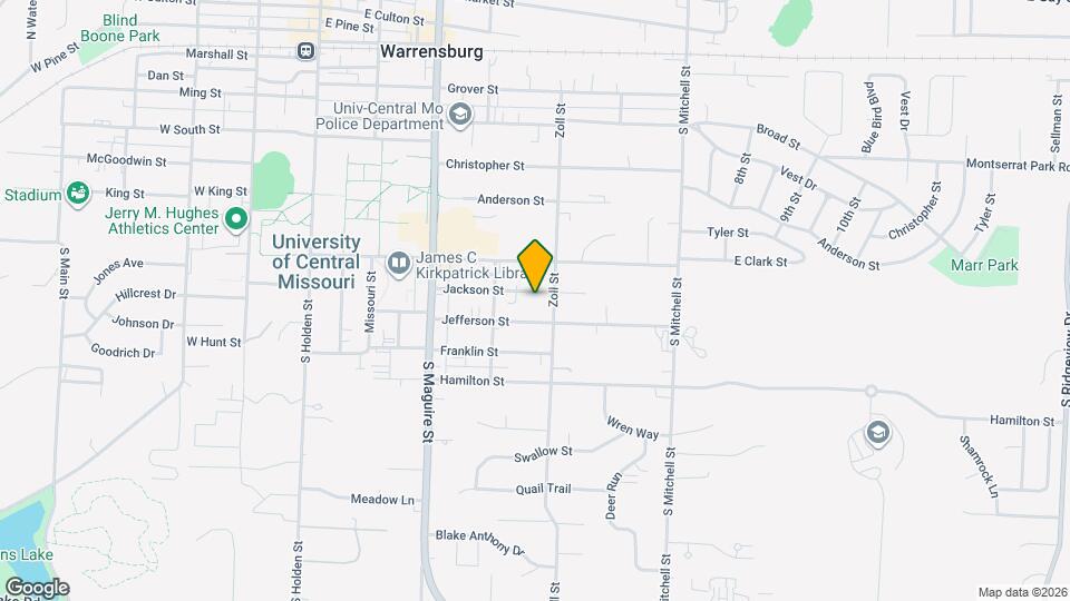 416 Jackson St Map and Location Details