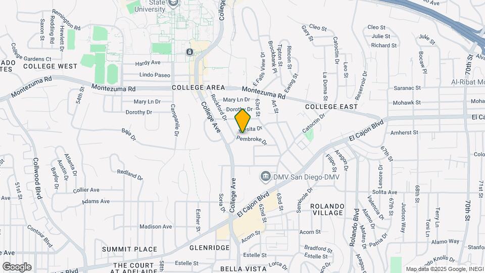 6118 Pembroke Dr Map and Location Details