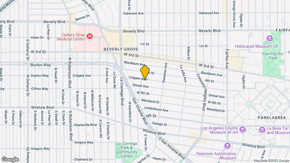 6678 Colgate Ave, Unit AdU Map and Location Details