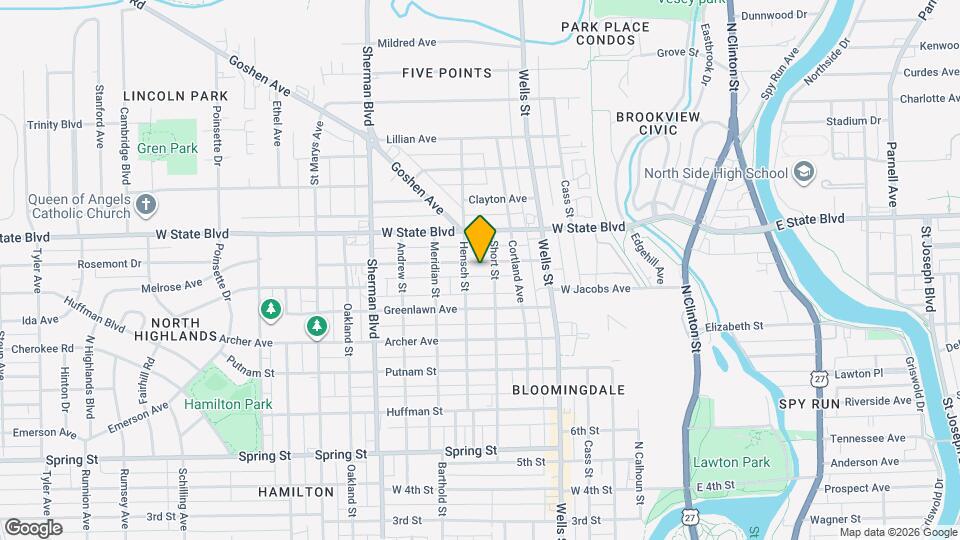 617 Florence Ave Mapa y Detalles de la Ubicación