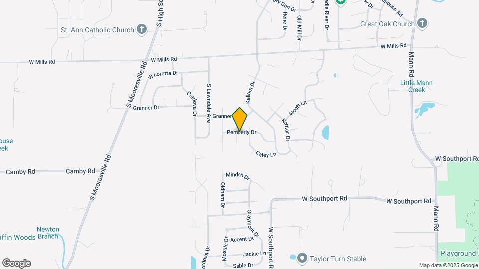 5835 Pemberly Dr Map and Location Details