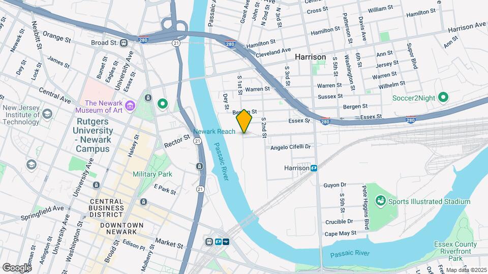 550 S 1st St Map and Location Details