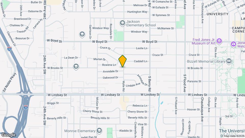 1503 Avondale Dr Map and Location Details