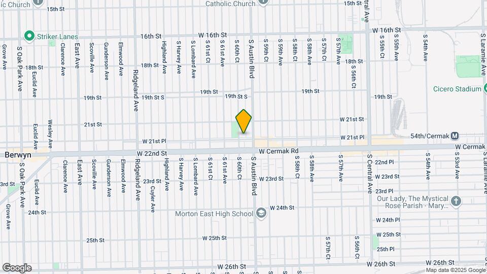 2125 S 60th Ct Map and Location Details